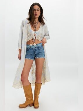 Free People loved you first bed jacket